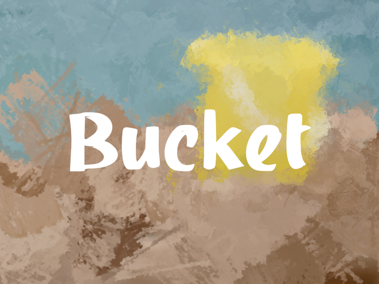 b Bucket字体 1