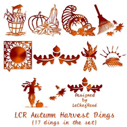 LCR Autumn Harvest Dings字体 1