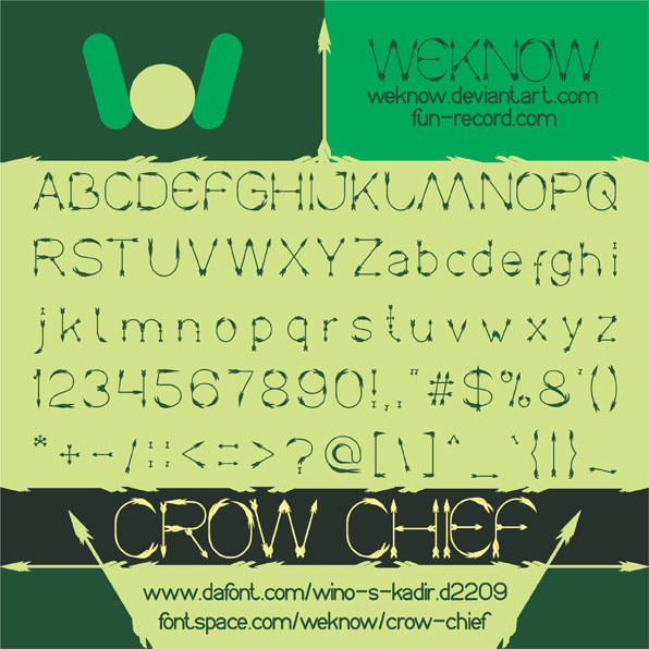 Crow Chief字体 1