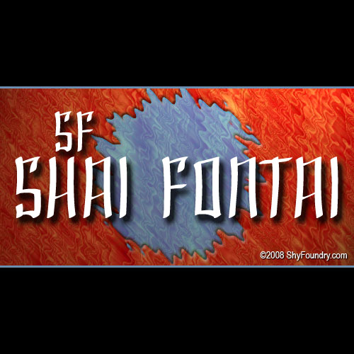 SF Shai字体ai字体 1
