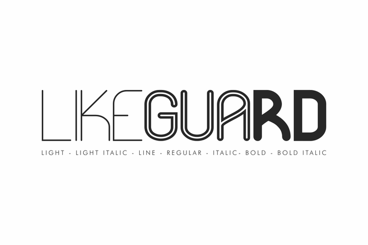 Likeguard字体 1