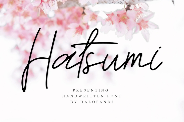 Hatsumi字体 3