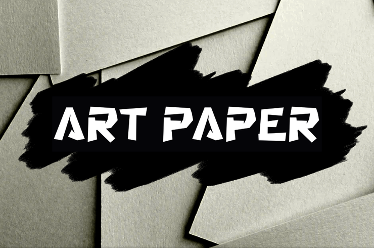 a Art Paper字体 1