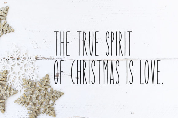 Our Christmas字体 1