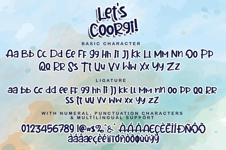 Let's Coorgi字体 5
