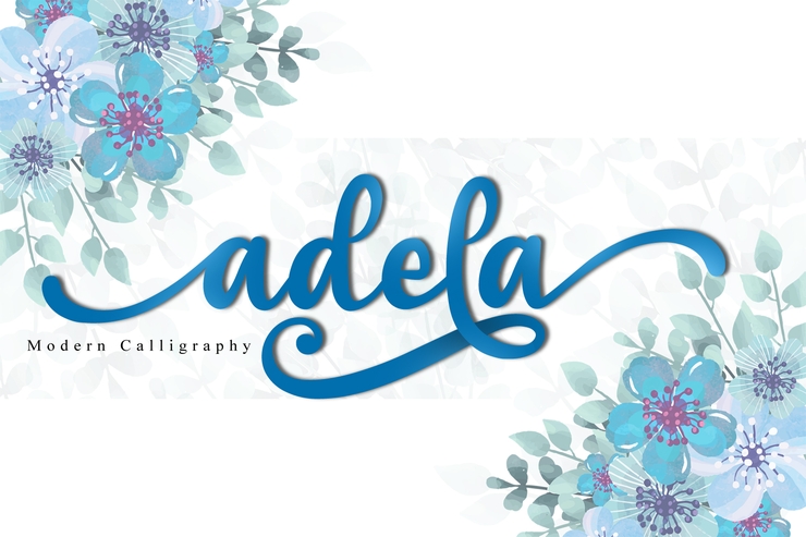 adela字体 1