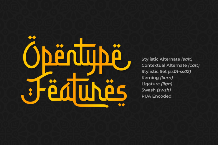 Bismillah Script字体 1