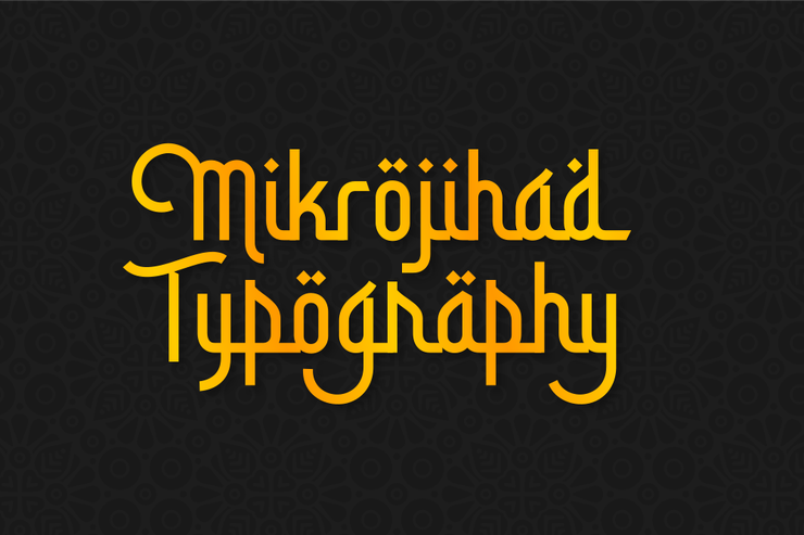 Bismillah Script字体 4