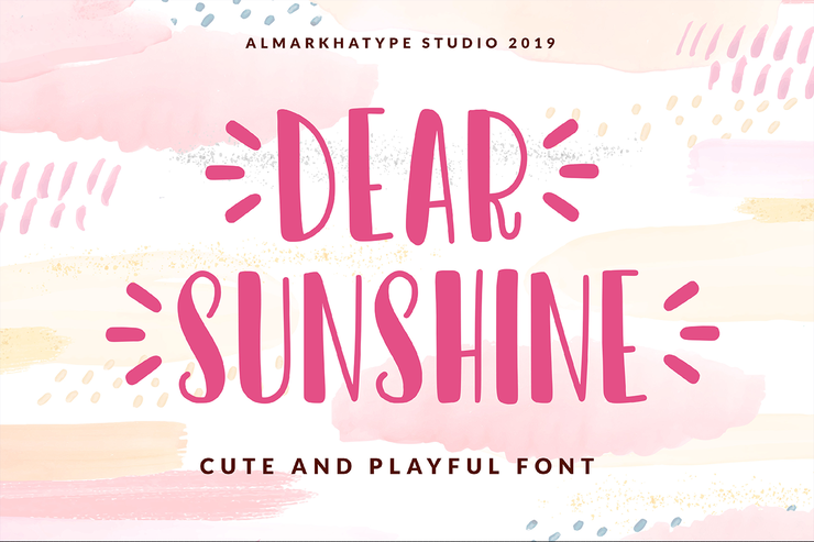 Dear Sunshine字体 1