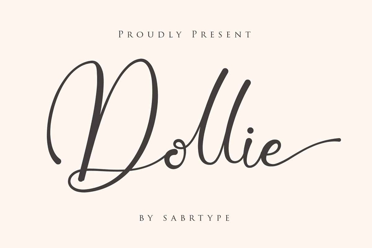 Dollie字体 5