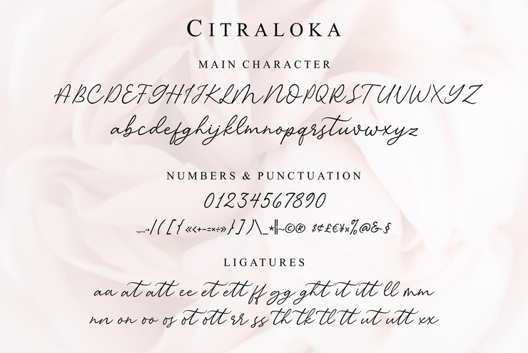 Citraloka字体 7