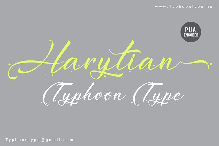 Harytian字体 1