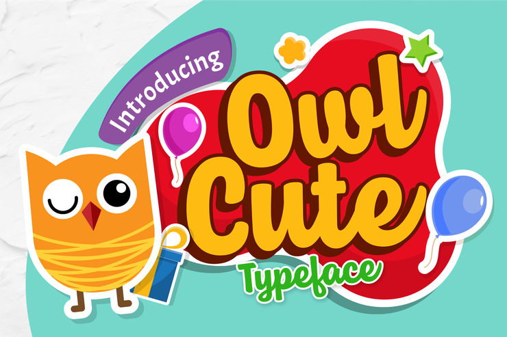 Owl Cute字体 1