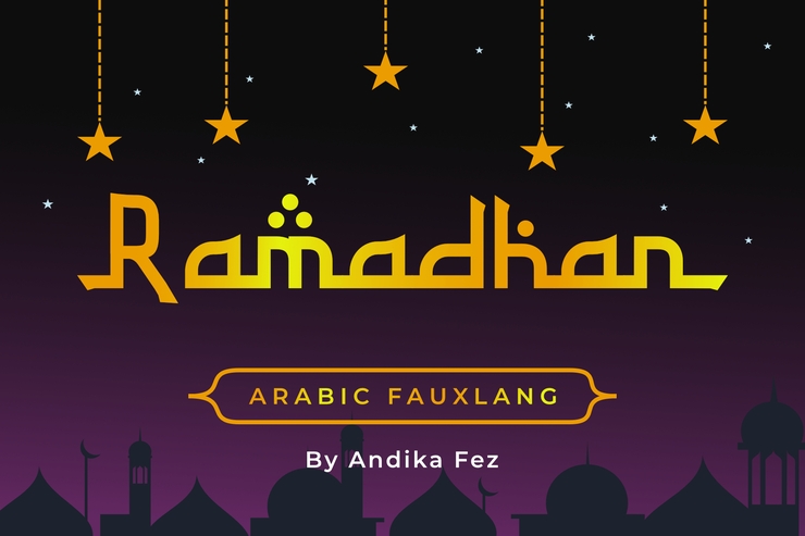 RAMADHAN FEST字体 1