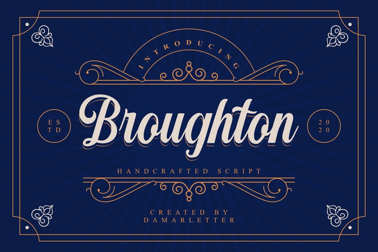 Broughton字体 5