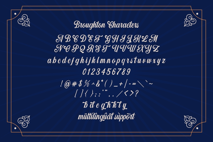 Broughton字体 7