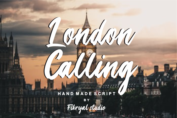 London Calling字体 1