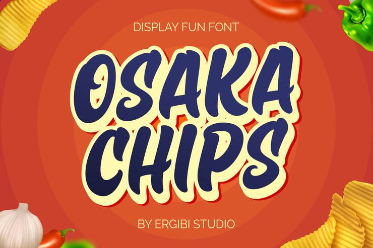 Osaka Chips字体 1