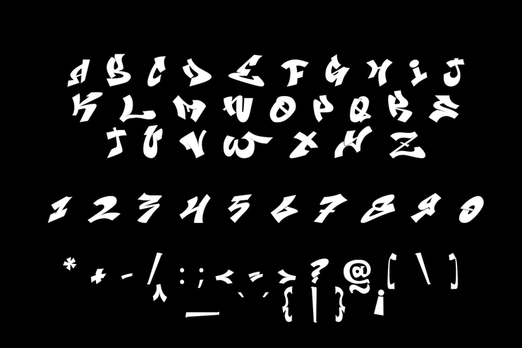 Amanzing Grafiti字体 6