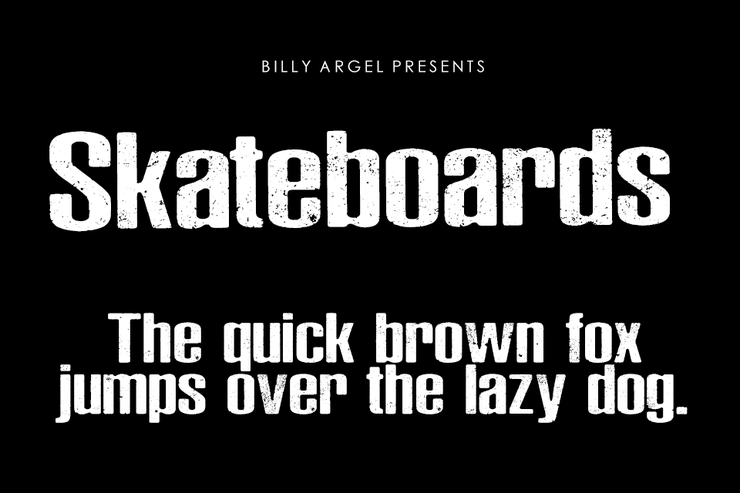 Skateboards字体 1