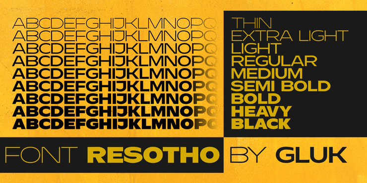 Resotho Extralight字体 3
