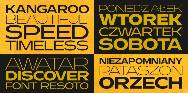 Resotho Extralight字体 4