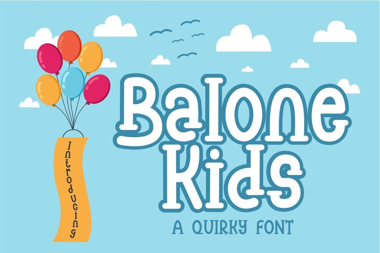Balone Kids字体 2