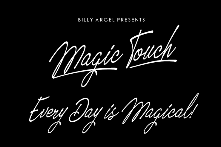 Magic Touch字体 1