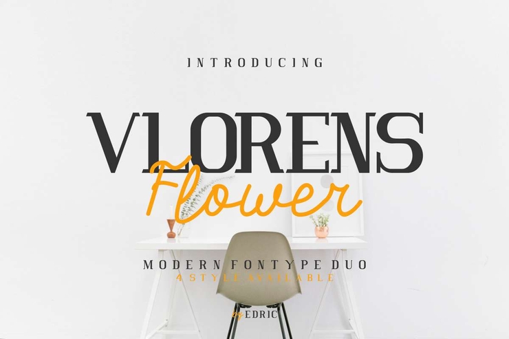 Vlorens Flower字体 7