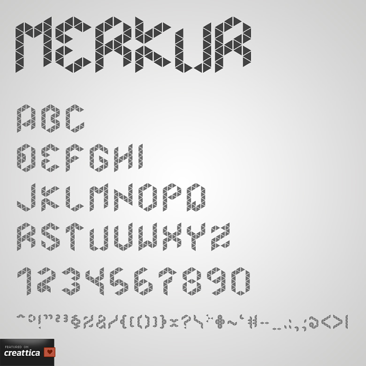 Merkur字体 2