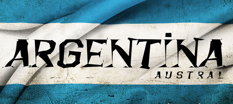 Argentina Austral字体 5