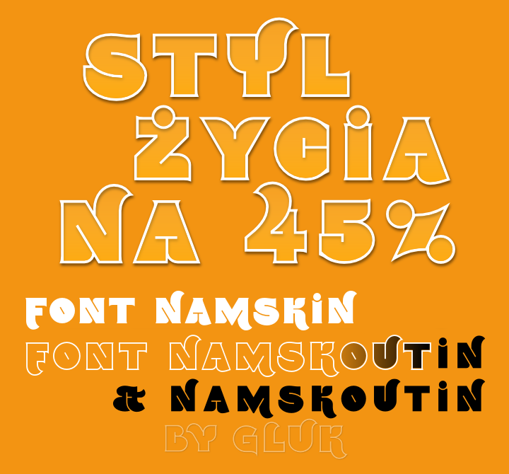 Namskout字体 4