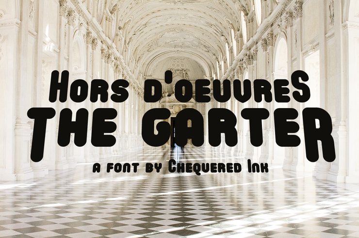 Hors D'oeuvres The Garter字体 1