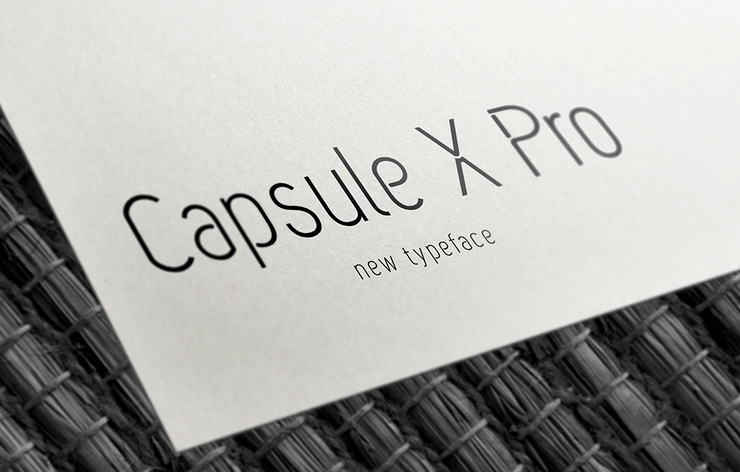 Capsule X Pro Medium字体 4
