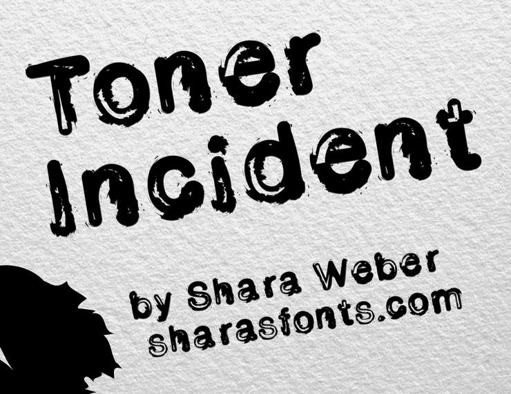 Toner Incident字体 1