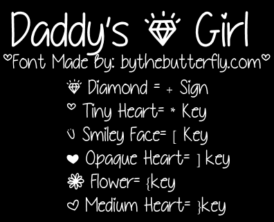 Daddys Girl字体 1