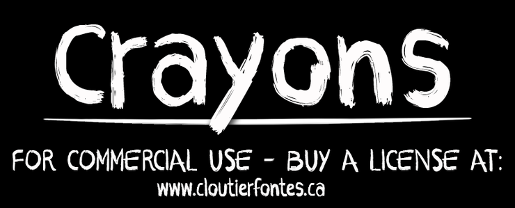 CF Crayons字体 1