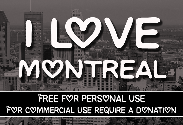 CF I love Montreal字体 1