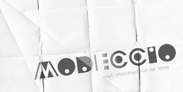 Modeccio字体 1