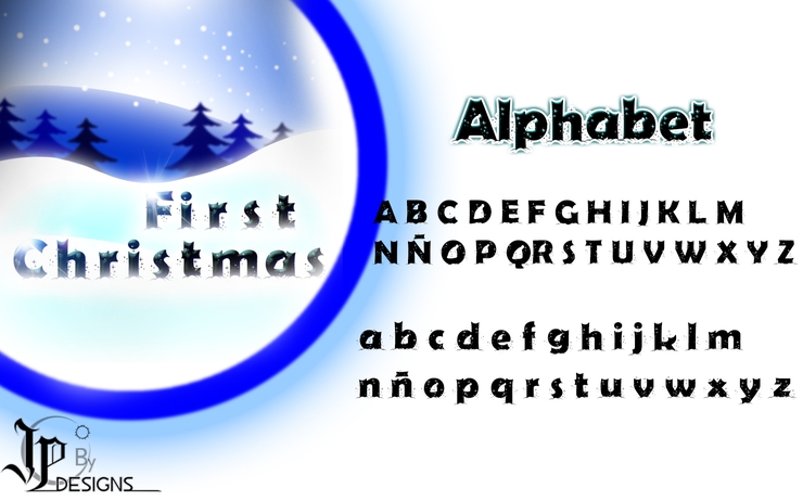 Firts Christmas字体 1