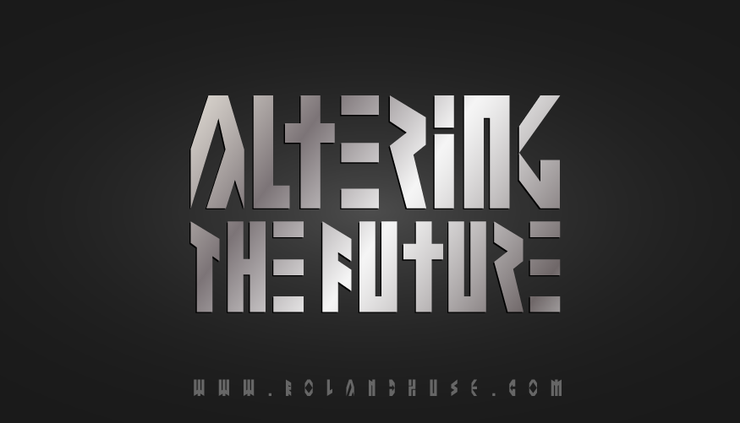 Altering The Future字体 1