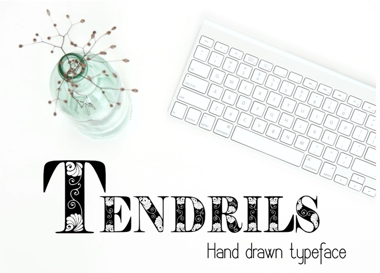 Tendrils字体 5