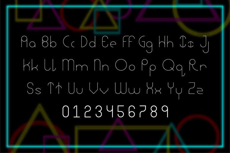 Abstracular-Fat字体 3