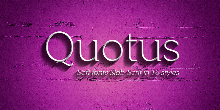 Quotus字体 3