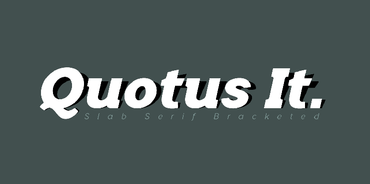 Quotus字体 4