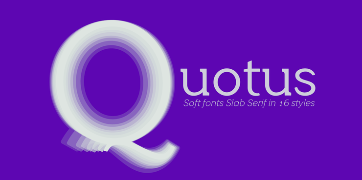Quotus字体 5