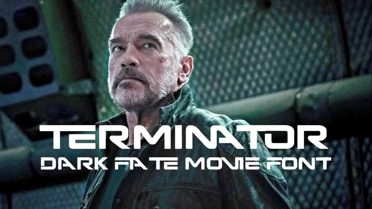 Terminator Dark Fate字体 1