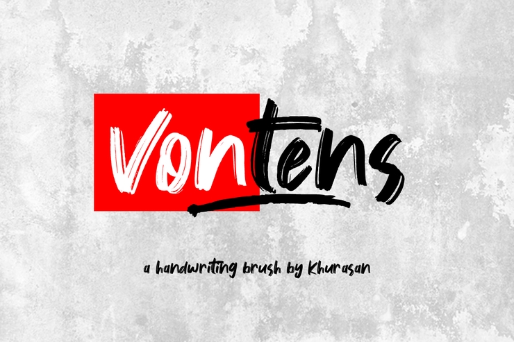 Vontens字体 1