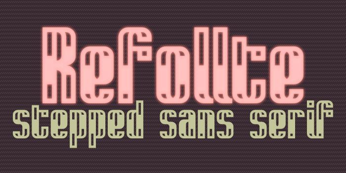 Refollte字体 2