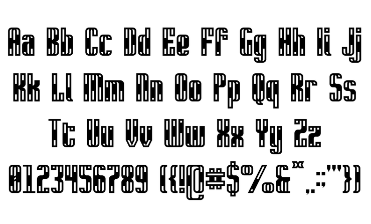 Refollte字体 3